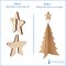 2-Pcs Slotted Wooden Christmas Tree, From 6" - 18" | Woodpeckers